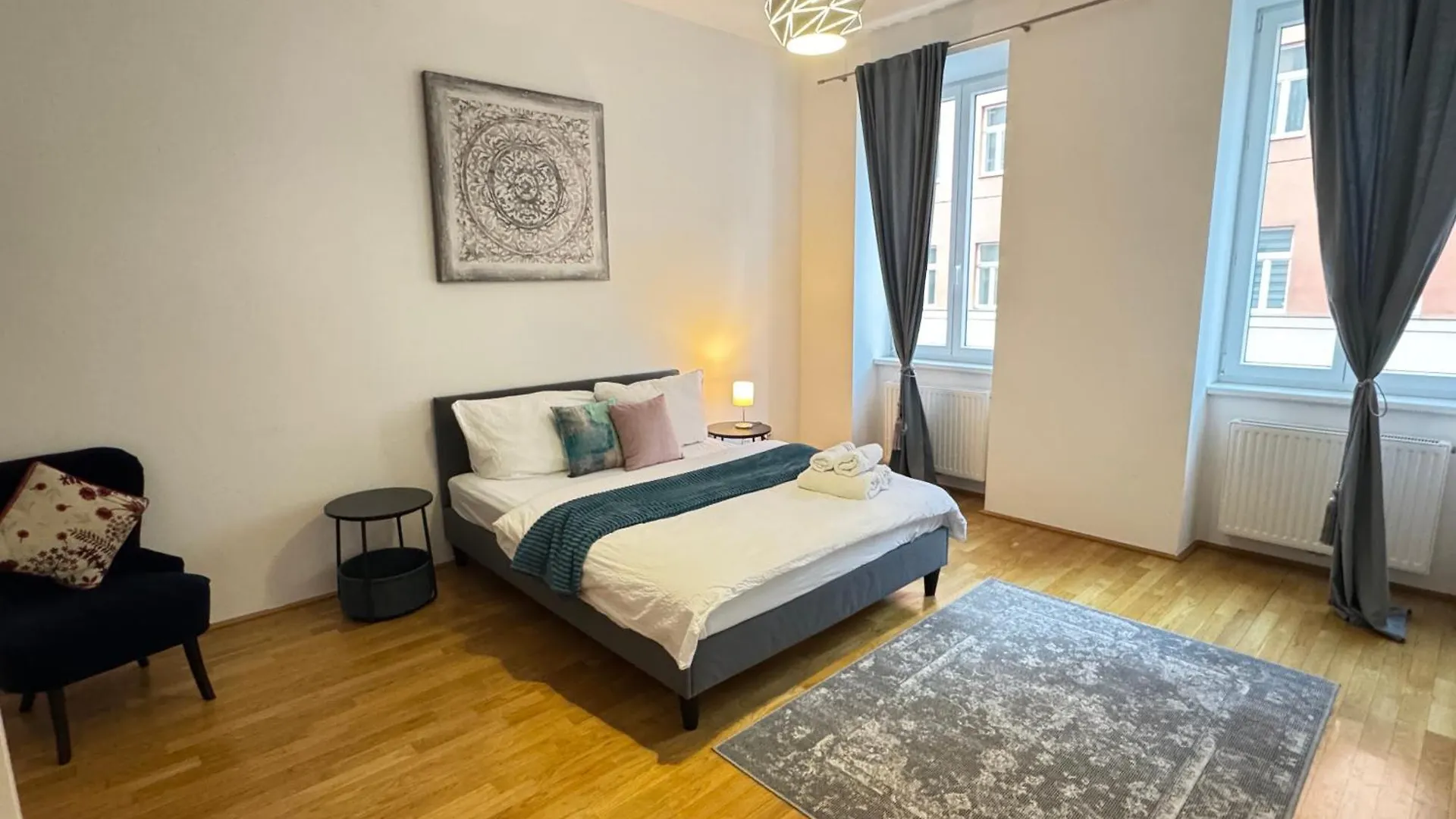 公寓 Charming Flat & Balcony Near Central Station L Bg5 维也纳